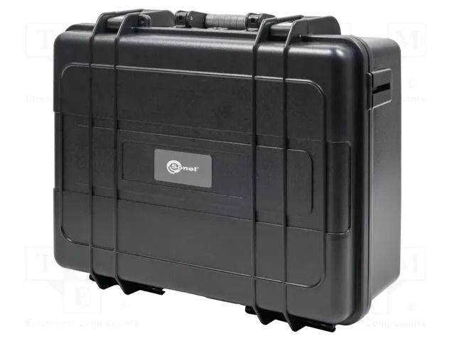 Hard carrying case; black; plastic SONEL WAWALXL8