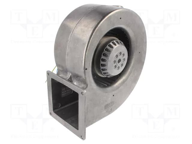 Fan: AC; blower; 230VAC; 227x248x130mm; 600m3/h; 72dBA; ball; IP44 EBM-PAPST G2E160-AY47-01