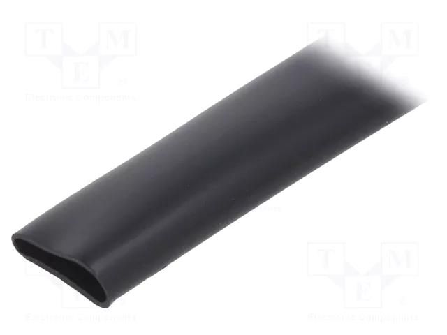 Protective tube; PVC; black; L: 30.48m; Øint: 7.34mm; Øout: 8.92mm ALPHA WIRE P1051-BK005