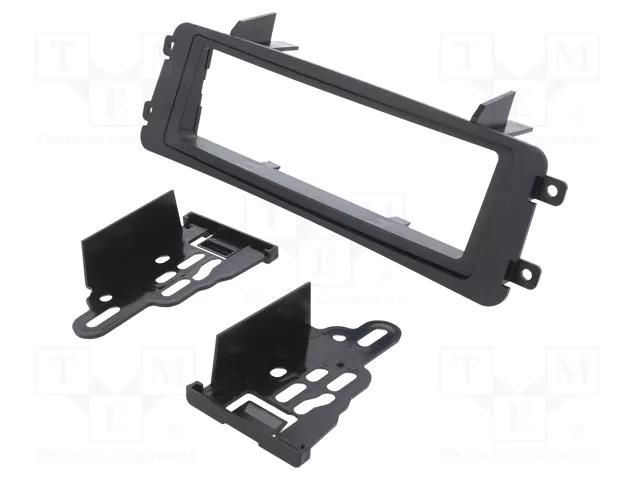 Radio frame; Mitsubishi; 1 DIN; black METRA RAM-40.725