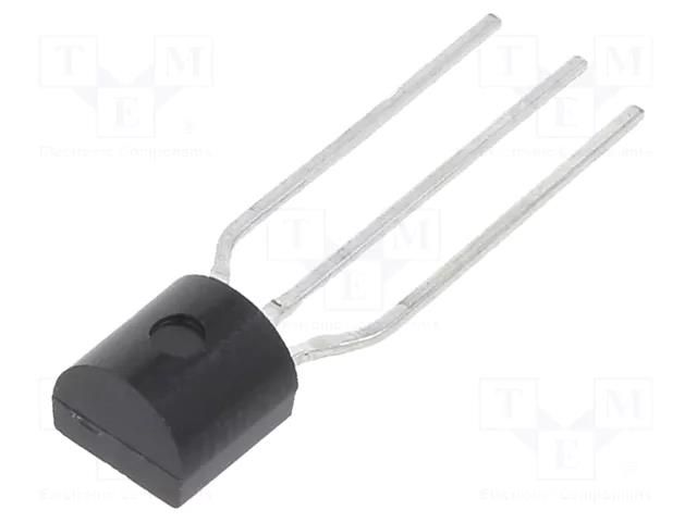 Transistor: NPN; bipolar; Darlington; 30V; 0.5A; 0.625W; TO92 ONSEMI KSP13TA