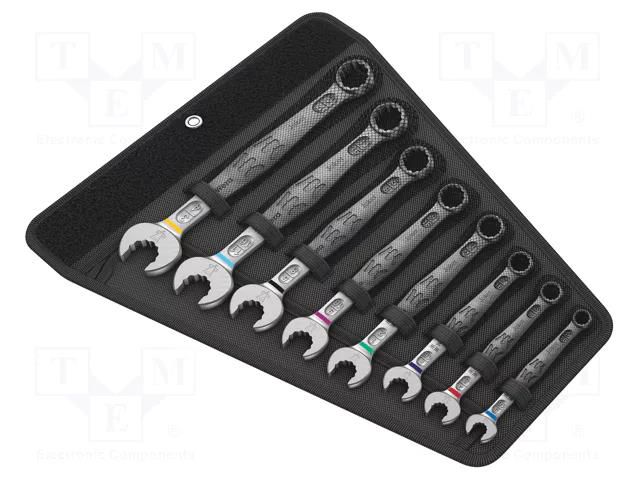 Wrenches set; inch,combination spanner; steel; Joker 6003; 8pcs. WERA WERA.05020241001