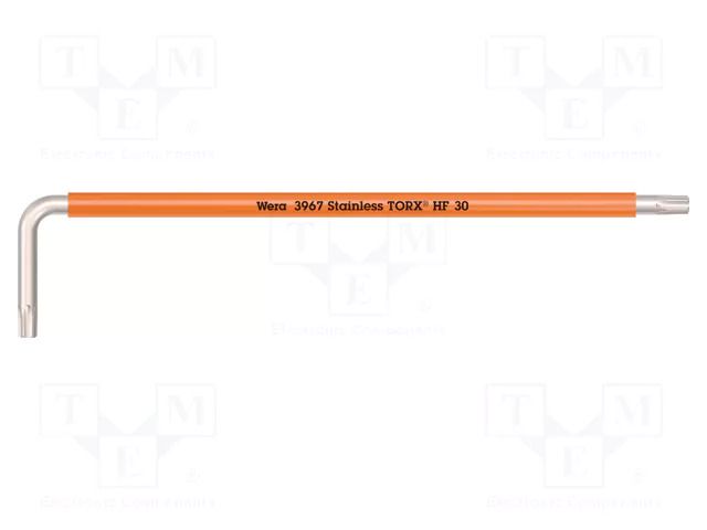 Wrench: Torx®; TX30; Overall len: 195mm; stainless steel WERA WERA.05022687001