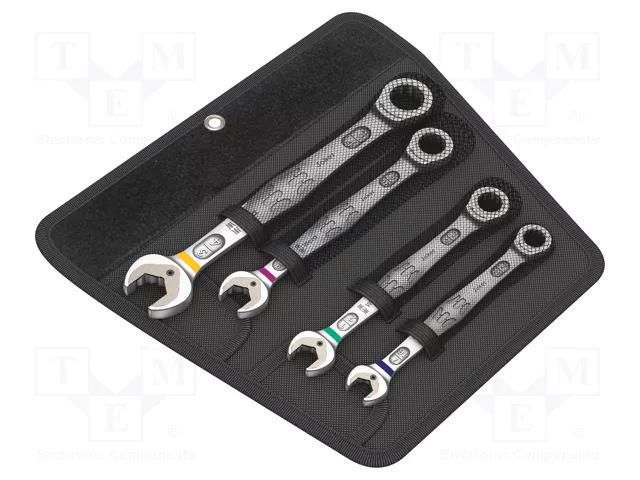 Wrenches set; 1/2",3/4",7/16",9/16"; 4pcs. WERA WERA.05073295001