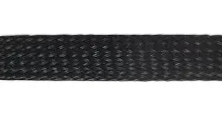 SLEEVING, BRAID, BLACK, 25M PP-25-0