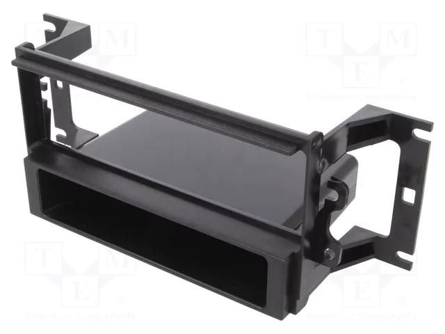 Radio frame; Mitsubishi; 1 DIN; black METRA RAM-40.768