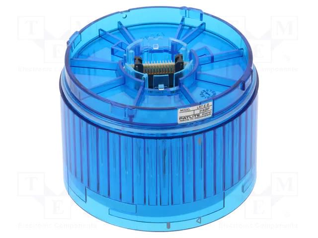 Module: light signaller; blue; LED; 24VDC; IP65; Ø70x50mm; LR7 PATLITE LR7-E-B