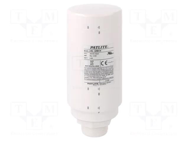 Module: base; 24VDC; IP65; LR6; -20÷50°C PATLITE LR6-02WCNW