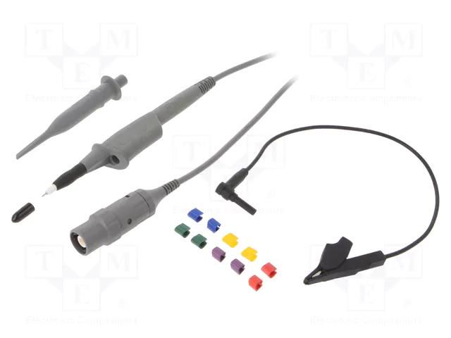 Probe: for oscilloscope; 0.0011÷35MHz; 100: 1; 1000V; <10ns; grey STÄUBLI 68.9456-28