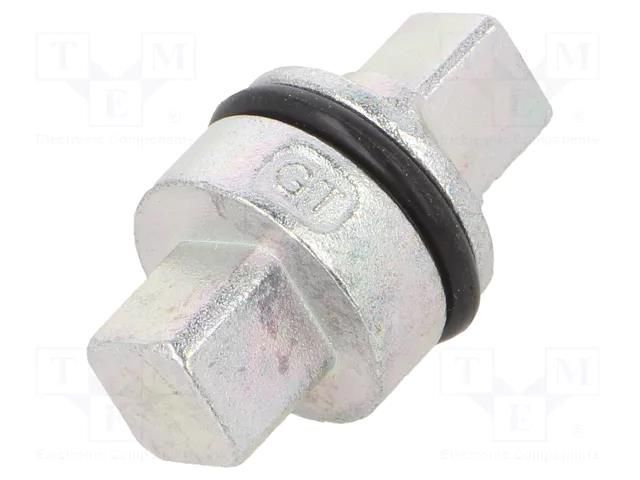 Insert for lock; cast zinc; 27mm; for enclosures; Key code: KW8 RITTAL RITTAL-2461000