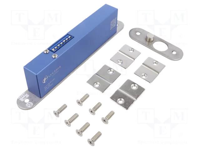 Electromagnetic lock; 12÷24VDC; reversing LOCKPOL LOC-250