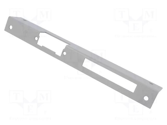 Frontal plate; angular,right; W: 25mm; for electromagnetic lock LOCKPOL LOC-903G