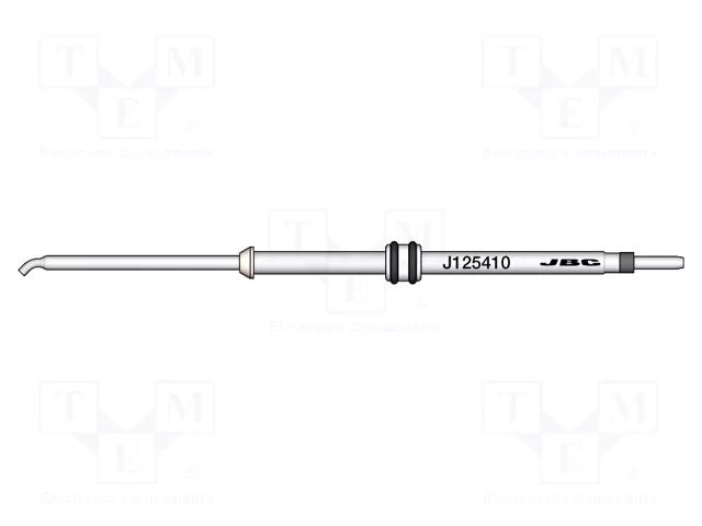Nozzle: hot air; 1mm; for hot air station JBC TOOLS JBC-J125410