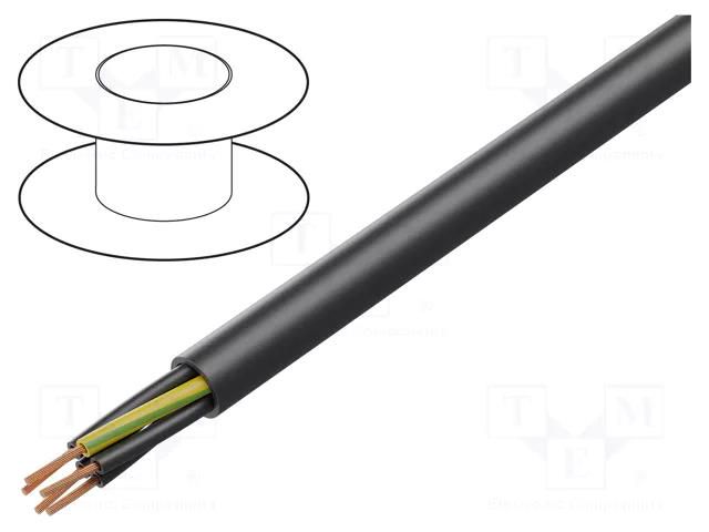 Wire; ÖLFLEX® 409 P; 25G0.75mm2; unshielded; 300V,500V; Cu; black LAPP OL409P-25G0.75