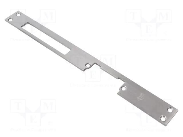 Frontal plate; long,flat; W: 25mm; for electromagnetic lock LOCKPOL LOC-902X