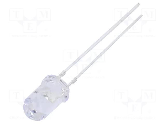 LED; UV; 30°; 12÷20mA; P: 150mW; 390÷400nm; 5VDC; THT; Front: convex OPTOSUPPLY OSV4DL5A31A-5V