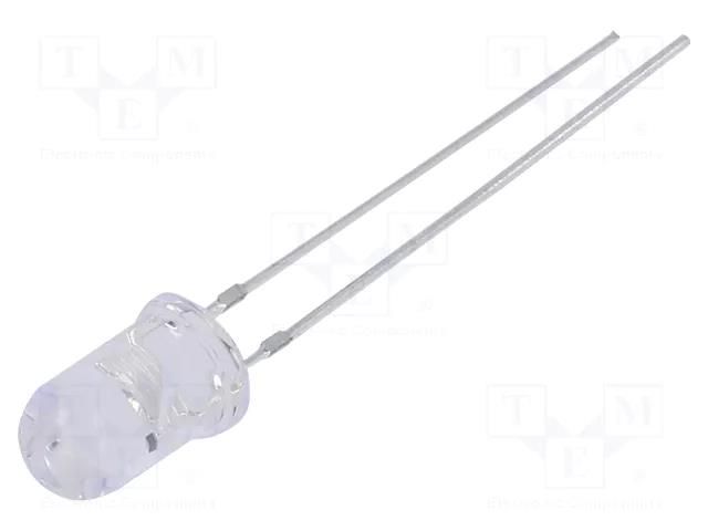 LED; UV; 30°; 12÷20mA; P: 150mW; 400÷410nm; 5VDC; THT; Front: convex OPTOSUPPLY OSV5DL5A31A-5V