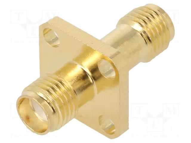 Coupler; SMA female x2; Insulation: PTFE; 50Ω MUELLER ELECTRIC BU-P72973