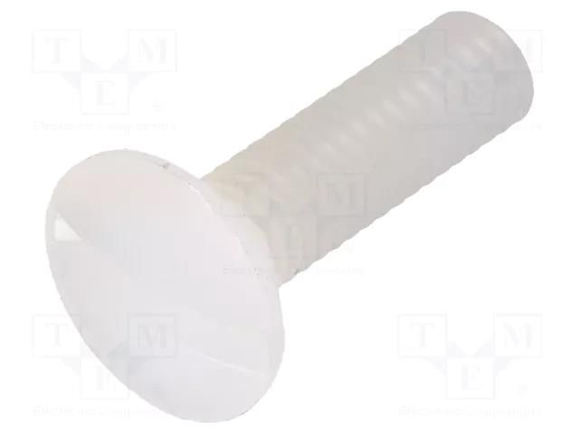 Screw; M4x15; 0.7; Head: oval,countersunk; slotted; 1.3mm; natural DREMEC DR8G203M4X15