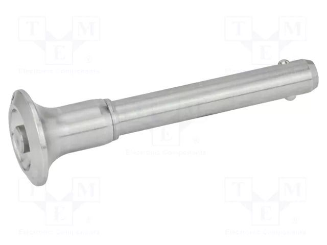 Locking pin; with locking,with knob; stainless steel; Ø: 6mm ELESA+GANTER GN113.9-6-15