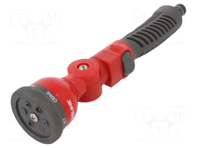 Adjustable sprinkler; ABS,PP; bent; Number of operation modes: 6 PROLINE PRE-99309