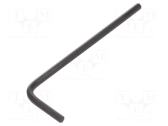 Wrench; hex key; HEX 2mm; L: 51mm BETA BE96N/2