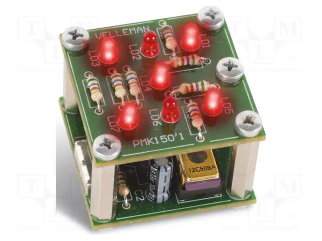 Dice; No.of diodes: 7; WHADDA VELLEMAN VEL-WSG150