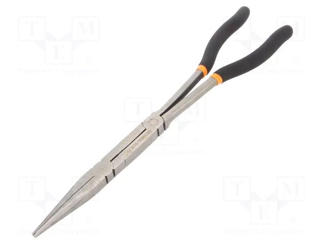 Pliers; straight,half-rounded nose,elongated; 342mm BETA BE1009L/D