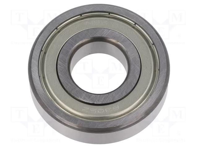 Bearing: ball; Øint: 25mm; Øout: 62mm; W: 17mm; bearing steel NSK NSK6305-ZZ-CM