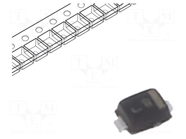 Diode: TVS; 0.15W; 6.2V; SOD923; reel,tape; ESD ONSEMI ESD9X5.0ST5G