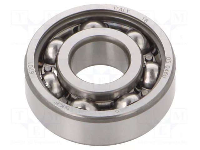 Bearing: single row deep groove ball; Øint: 12mm; Øout: 32mm SKF SKF6201