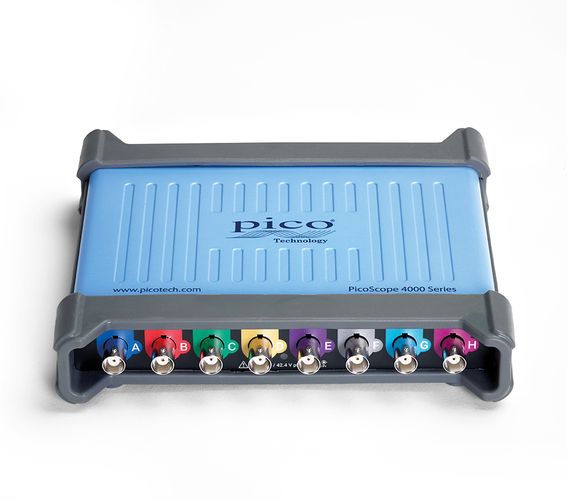 PicoScope 4824A 8-channel 20 MHz oscilloscope kit with 4 TA375 probes PQ290