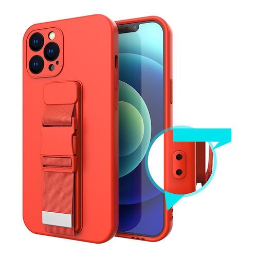 Rope Case Silicone Lanyard Cover Purse Lanyard Strap for Xiaomi Redmi 10 Black, Hurtel 9145576246511 9145576246511
