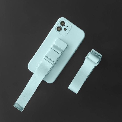 Rope Case Silicone Lanyard Cover Purse Lanyard Strap For Samsung Galaxy S22 + (S22 Plus) Black, Hurtel 9145576246597 9145576246597