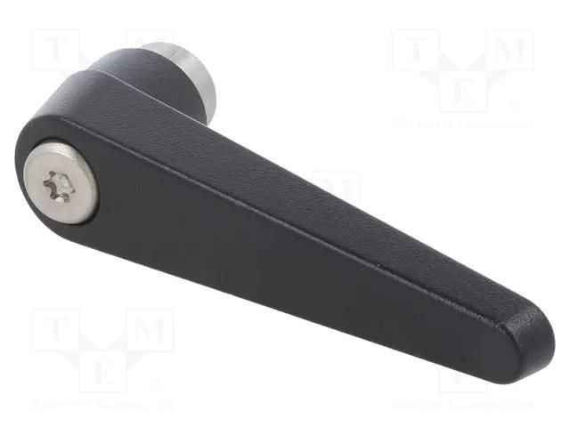 Lever; adjustable; Lever length: 108mm; Slider height: 76mm ELESA+GANTER GN101.1-30-M12-SW