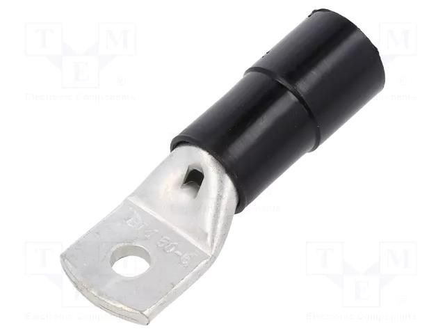 Tip: ring tube; M6; Ø: 6.5mm; 50mm2; crimped; for cable; insulated BM GROUP BM008314