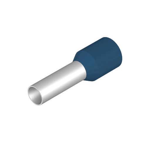 Wire end ferrule, insulated, 2.5 mm², Stripping length: 10 mm, blue Weidmuller 9004360000 04008190083397