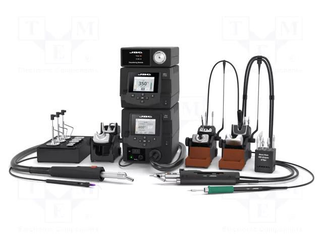 Station: service; 90÷450°C; ESD; 230VAC; 5÷50l/min; Display: LCD JBC TOOLS JBC-RMSE-2QF