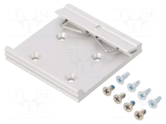 Holder; for DIN rail mounting; Holder mat: aluminum DIGILENT 6069-240-005