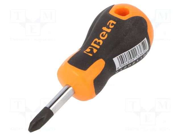 Screwdriver; Phillips; PH2; EVOX; Blade length: 30mm BETA BE1202EN/PH2X30