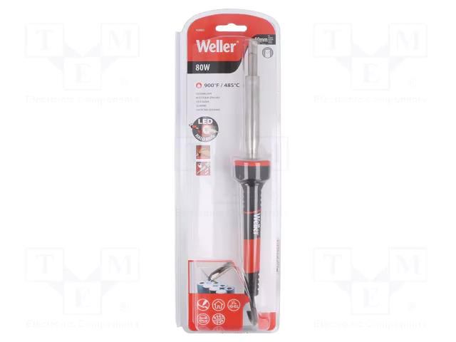 Soldering iron: with htg elem; Power: 80W; 230V; Illumin: LED WELLER WEL.WLIR8023C