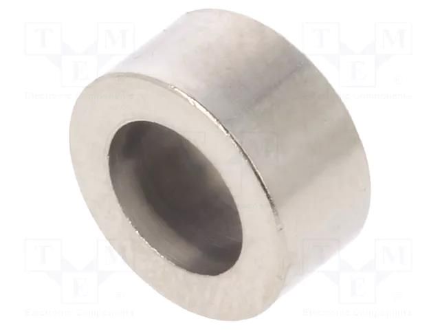 Spacer sleeve; 5mm; cylindrical; brass; nickel; Out.diam: 10mm DREMEC DR3110/6.2X5