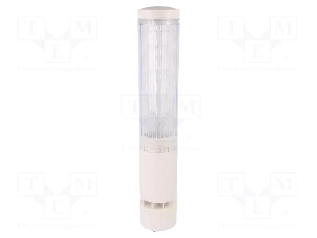 Signalling column; red/amber/green/blue/white; LED; 24VDC; IP65 PATLITE LA6-5DTNWB-RYGBC