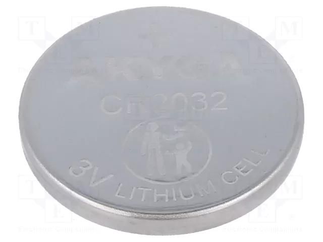 Battery: lithium; CR2032,coin; 3V; 210mAh; non-rechargeable AKYGA BATTERY BAT-CR2032/A