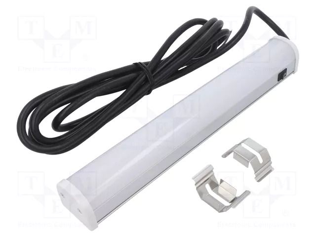 LED lamp; white cold; 24VDC; 500lm; 5700K; IP20; 3m; -25÷60°C PATLITE CWF3S-24-CD