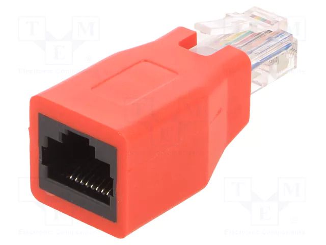 Adapter; PIN: 8; Cat: 5e; crossover; RJ45 socket,RJ45 plug GOOBAY RJ45-CROSSPLUG
