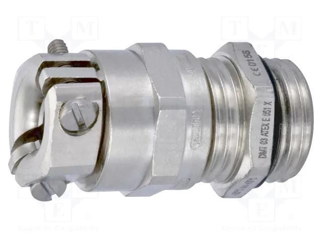 Cable gland; with earthing; M20; 1.5; IP68; brass; HSK-MZ-EMC-Ex HUMMEL HUMMEL-1647200050