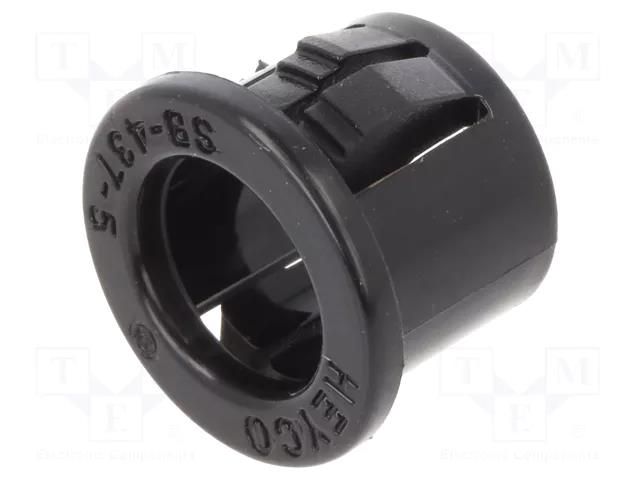 Grommet; Ømount.hole: 11.1mm; Øhole: 7.92mm; polyamide; black KEYSTONE KEYS8473