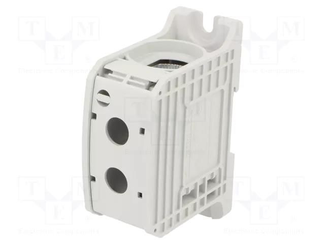 Splice terminal: rail; STB; 353A; 1kV; screw terminal; grey; 185mm2 SIMET STB185GY