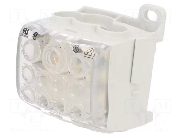 Splice terminal: distribution block; SUB; 232A; 1kV; grey; ways: 1 SIMET SUB270GY